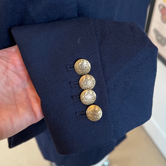 J. Crew Navy Blazer with Gold Buttons - Picture 10 of 13
